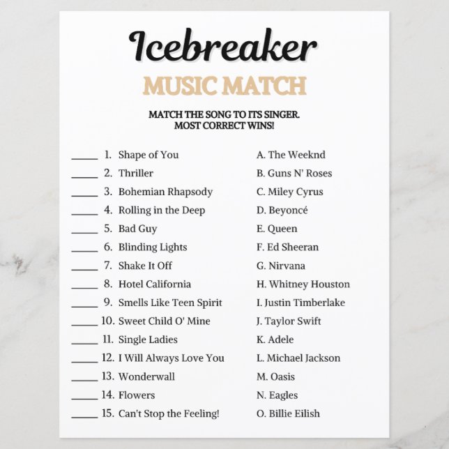 Eisbrecher-Musik-Match-Spiel (Vorderseite)