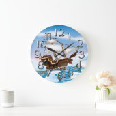 Eisbrecher-Schiff Große Wanduhr (Zuhause)
