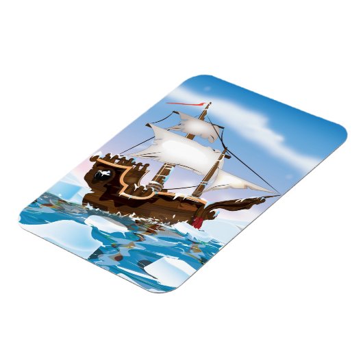 Eisbrecher-Schiff Magnet (Linke Seite)