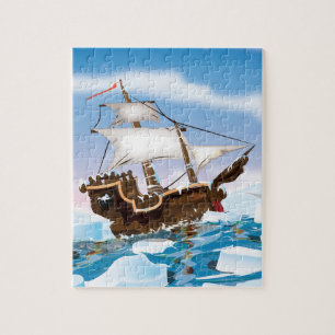 Eisbrecher-Schiff Puzzle