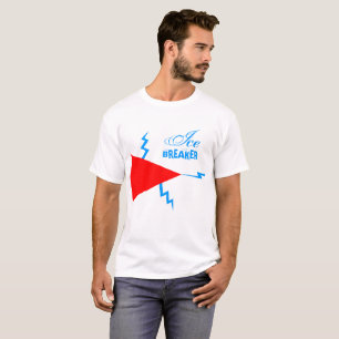 Eisbrecher weiß, leicht anpassbar T-Shirt