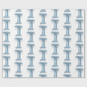 Eisbrief I Weihnachten Geschenkpapier (Flach)