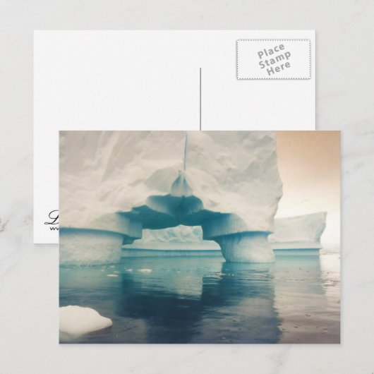 Eisbrücke, Postkarte (Vorne/Hinten)