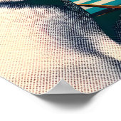 'Eisbrunnen am Strand' Poster (Ecke)