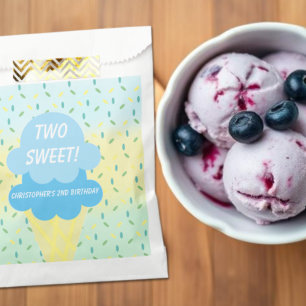 Eiscreme 2. Geburtstag Geschenktütchen