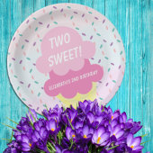 Eiscreme 2. Geburtstag Pappteller