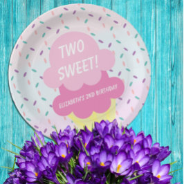 Eiscreme 2. Geburtstag Pappteller