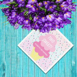 Eiscreme 2. Geburtstag Serviette