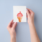 Eiscreme-458352 CHERRY STRAWBERRY CARTOON Eiscreme Flyer (Gruppe)