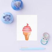 Eiscreme-458352 CHERRY STRAWBERRY CARTOON Eiscreme Flyer (Einzeln)