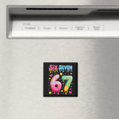 Eiscreme 67 Meme Lustig Six Seven Gen Alpha Slang Magnet (In Situ (Geschirrspüler))
