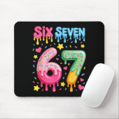 Eiscreme 67 Meme Lustig Six Seven Gen Alpha Slang Mousepad (Mit Mouse)