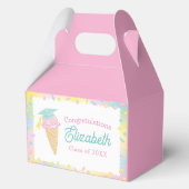 Eiscreme-Abschlussfeier Geschenkschachtel (Rückseite)