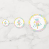 Eiscreme-Abschlussfeier Konfetti (Rückseiten)