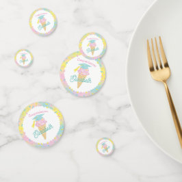 Eiscreme-Abschlussfeier Konfetti