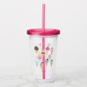 Eiscreme Acryltrinkbecher (Vorderseite)