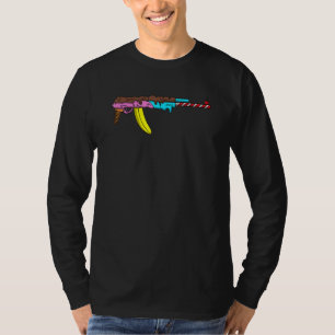 Eiscreme Ak Patriotismus uns Veteranen Waffenkunst T-Shirt