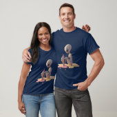 Eiscreme-Alien – Süße Dessert-Kunst T-Shirt (Unisex)