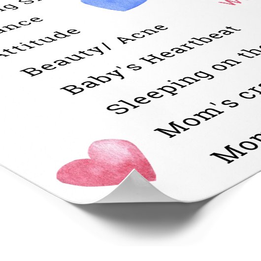 Eiscreme Alte Ehefrauen präsentieren Geschlechtero Poster (Ecke)