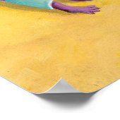 Eiscreme am Strand Poster (Ecke)