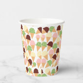 Eiscreme-Aromen Pappbecher (Rechts)