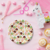 Eiscreme-Aromen Pappteller (Party)