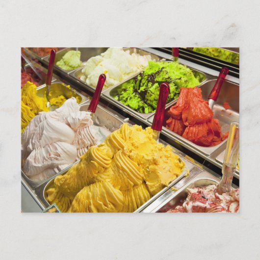 Eiscreme-Aromen, Paris Postkarte (Vorderseite)