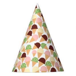 Eiscreme-Aromen Partyhütchen