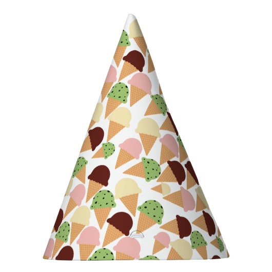 Eiscreme-Aromen Partyhütchen (Rechts)