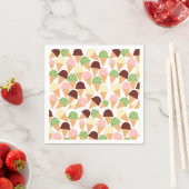 Eiscreme-Aromen Serviette (Beispiel)