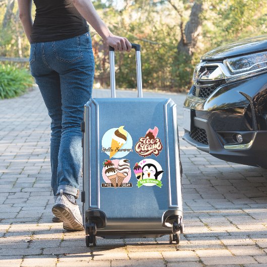 Eiscreme Aufkleber (Koffer Insitu)