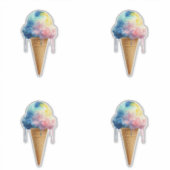Eiscreme Aufkleber (Vorderseite)