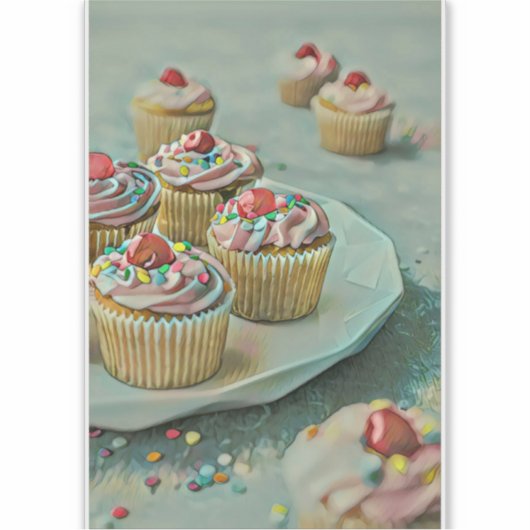 Eiscreme Aufkleber (Vorderseite)