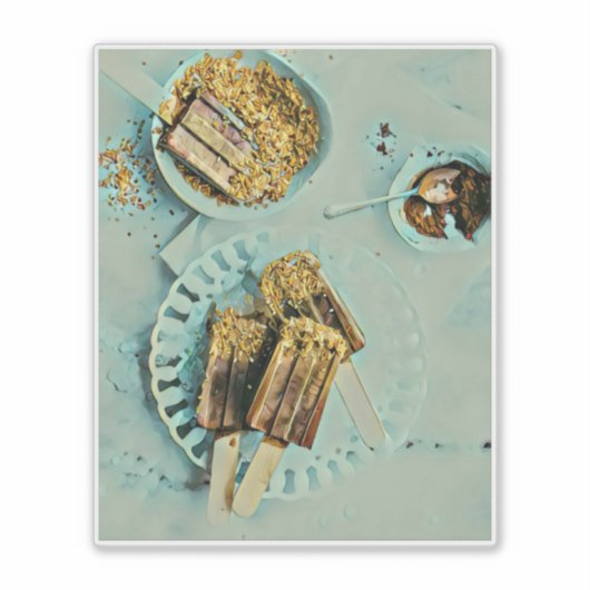 Eiscreme Aufkleber (Vorderseite)