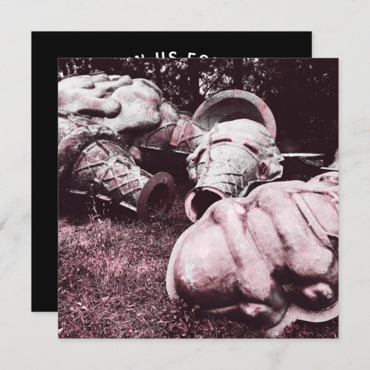 Eiscreme aus Fiberglas Einladung (Vorne/Hinten)