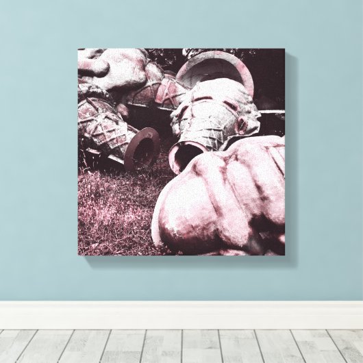 Eiscreme aus Fiberglas Leinwanddruck (Insitu (Holzboden))