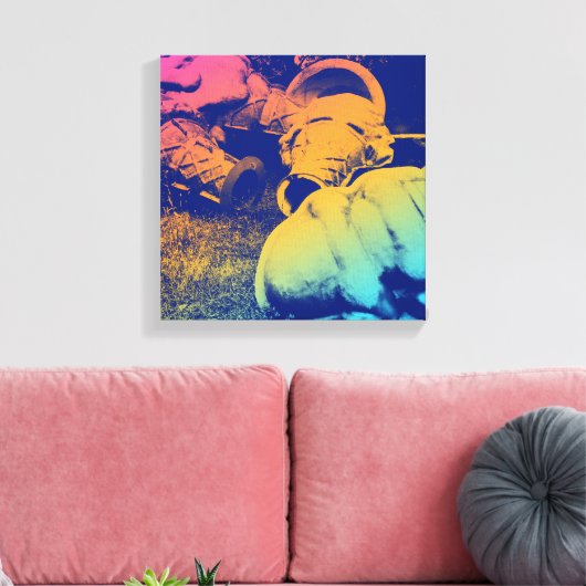 Eiscreme aus Fiberglas Leinwanddruck (Insitu (Wohnzimmer))