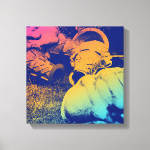 Eiscreme aus Fiberglas Leinwanddruck