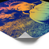 Eiscreme aus Fiberglas Poster (Ecke)