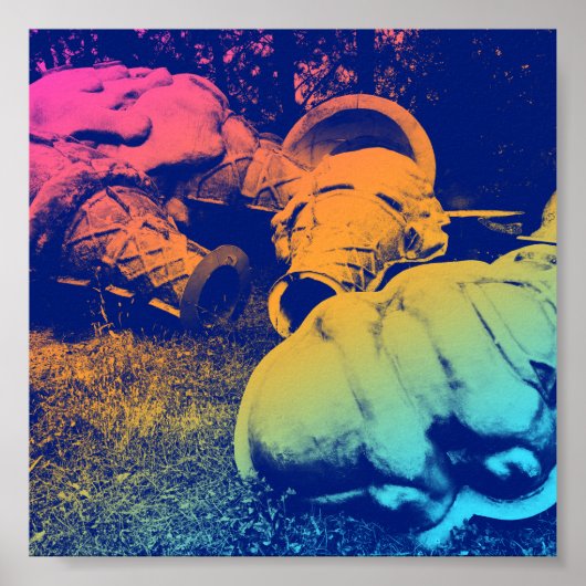 Eiscreme aus Fiberglas Poster (Vorne)