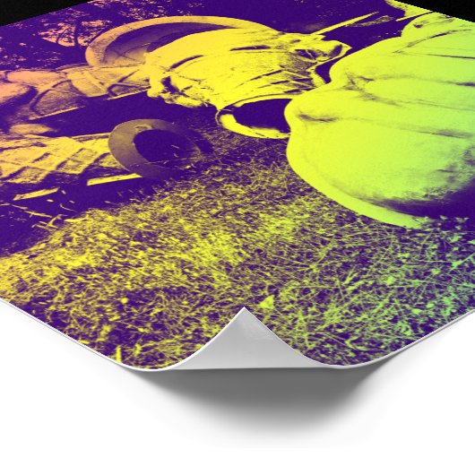 Eiscreme aus Fiberglas Poster (Ecke)