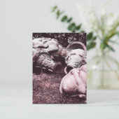 Eiscreme aus Fiberglas Postkarte (Stehend Vorderseite)