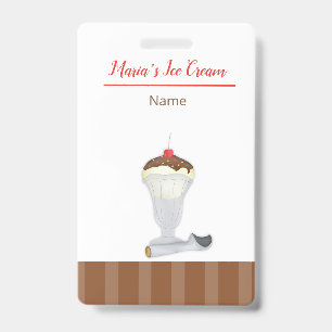 Eiscreme Ausweis