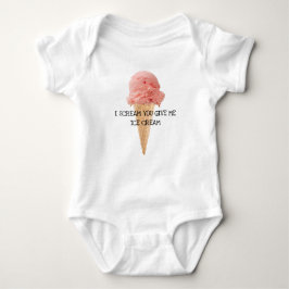 Eiscreme-Baby-Duschen-Anzug Baby Strampler
