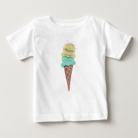 Eiscreme | Baby Girl & Boy | T - SHIRT (Vorderseite)