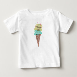 Eiscreme Baby Mädchen & Junge T-Shirt