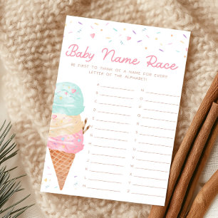 Eiscreme-Baby-Shower-Babynamen-Rennen-Spiel