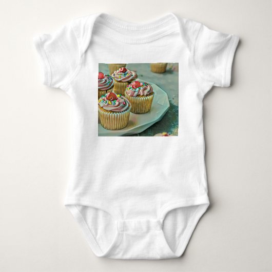Eiscreme Baby Strampler (Vorderseite)
