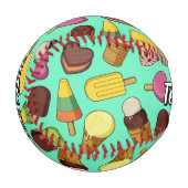 Eiscreme Backgroun Baseball (Vorderseite Links)