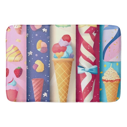 Eiscreme Badematte (Vorderseite)